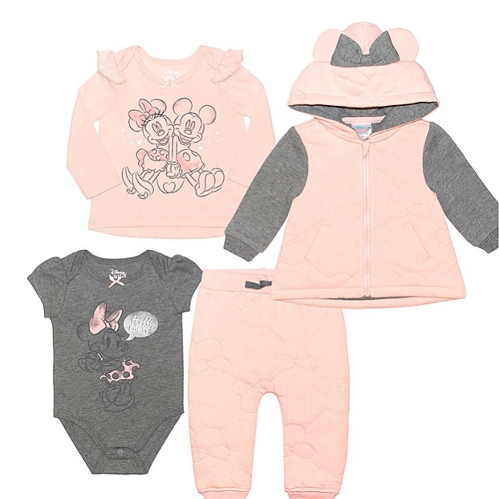 NWT Disney Minnie 4-piece Set